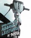 Hitachi Abbruch Hammer H90 SG Hitachi Elektro-Abbruch-Hammer H90 SG - Stärkster Elektrohammer seiner Klasse