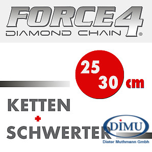 F4 Diamantketten /Schwert 25/30 cm