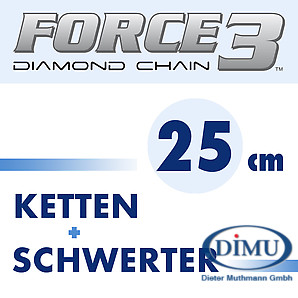 F3 Diamantketten / Schwert 25 cm