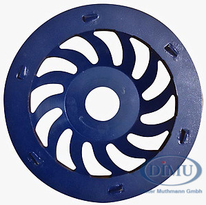 PCD 125 Schleifteller blau