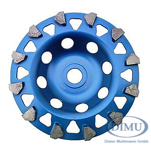 Diamantschleiftopf Pfeilform ø 180 mm