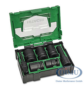 Hitachi Kraft-Stecknuss-Box, 7-teilig