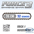 F3 Diamantkette 35 cm ABRASIV