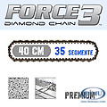 F3 Diamantkette 40 cm PREMIUM